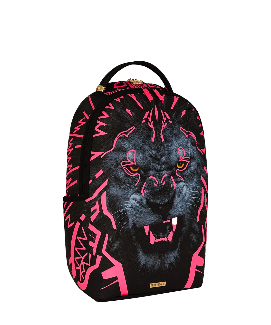 910B7716NSZAI LION NEON PINK BACKPACK_2_P