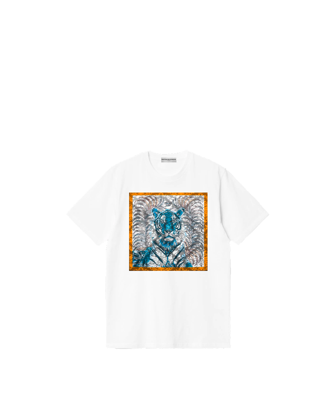 TIGER AZUL T-SHIRTBIANCA