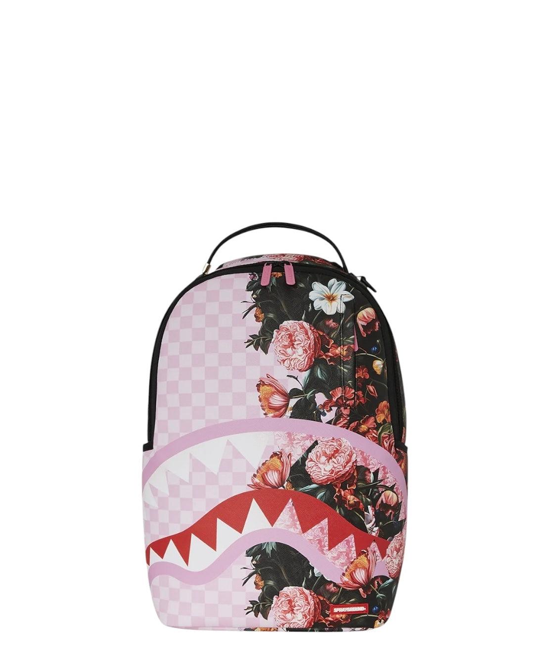 910B7448NSZPINK FLOWERS BACKPACK