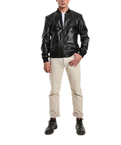 Bomber in Pelle Blusotto